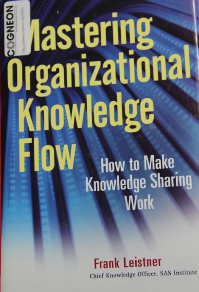 Datei:Mastering Organizational Knowledge Flow.jpg